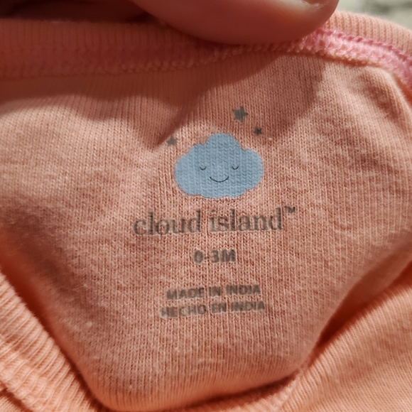 Cloud Island Bundle Baby Girl Onesies Bodysuits Pants Neon Geometric Cotton 0-3M - Picture 2 of 16